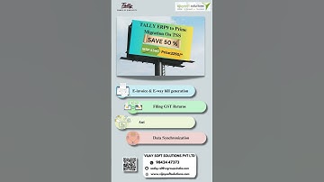 UPGRADE NOW! 50% OFF: Migrate from Tally ERP 9 to Tally Prime