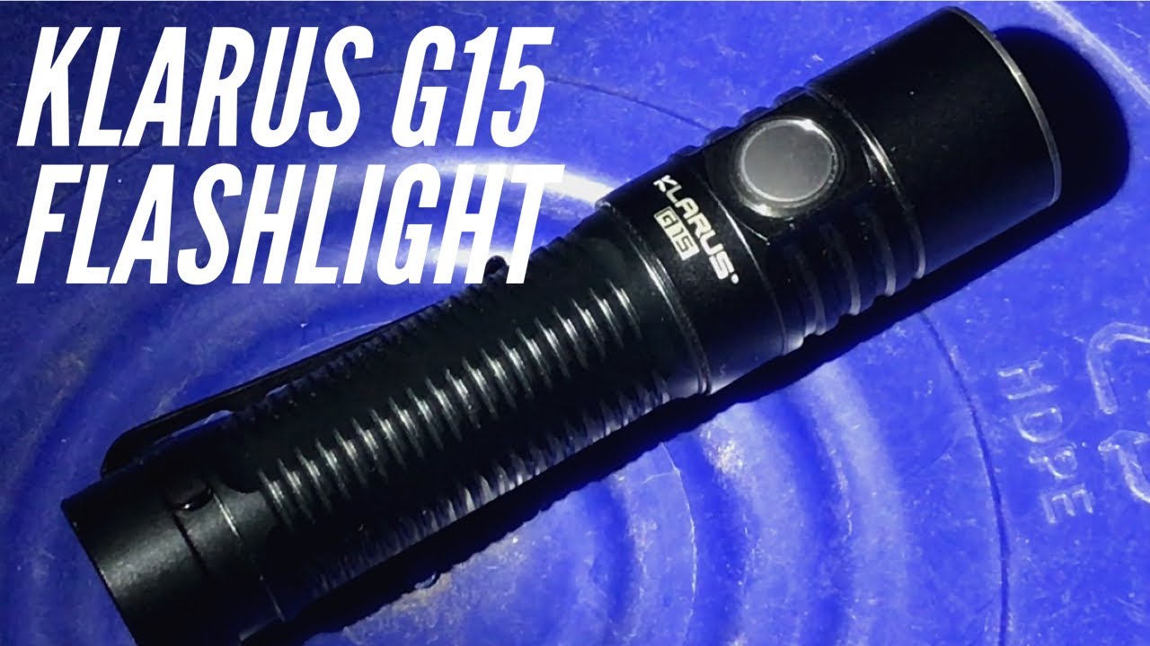 BRAND NEW - Klarus G15 Flashlight: 4000 Lumens, USB Rechargeable