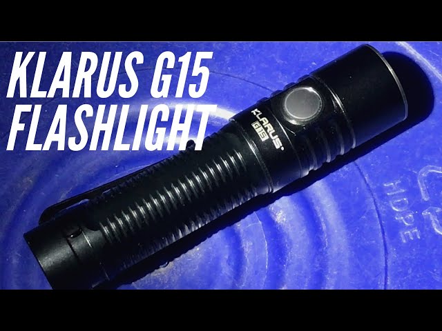BRAND NEW - Klarus G15 Flashlight: 4000 Lumens, USB Rechargeable