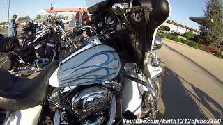 Motorcycle Gathering - Showing bikes - Mostly Harleys
