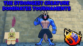 THE STRONGEST CREATURE DOMINATES TOURNAMENTS (HYBID DRAGON TOURNAMENT FRUIT BATTLEGROUNDS) screenshot 3