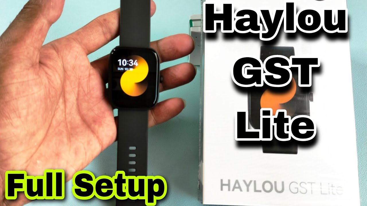 How To Connect Haylou GST Lite Smartwatch Full Setup with Android