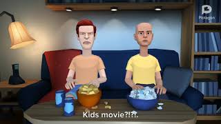 Caillou and Phineas watch Netflix but in Plotagon