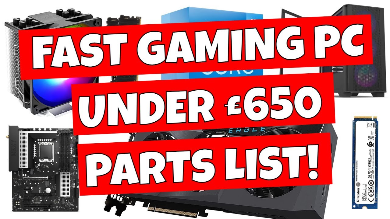 FAST Gaming PC you can build NEW under £650 ft Intel Z690 rx6600