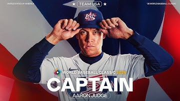Aaron Judge Named Captain for Team USA in the 2026 World Baseball Classic!