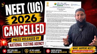 NEET 2026 Cancelled by NTA? Here’s the Full Update!