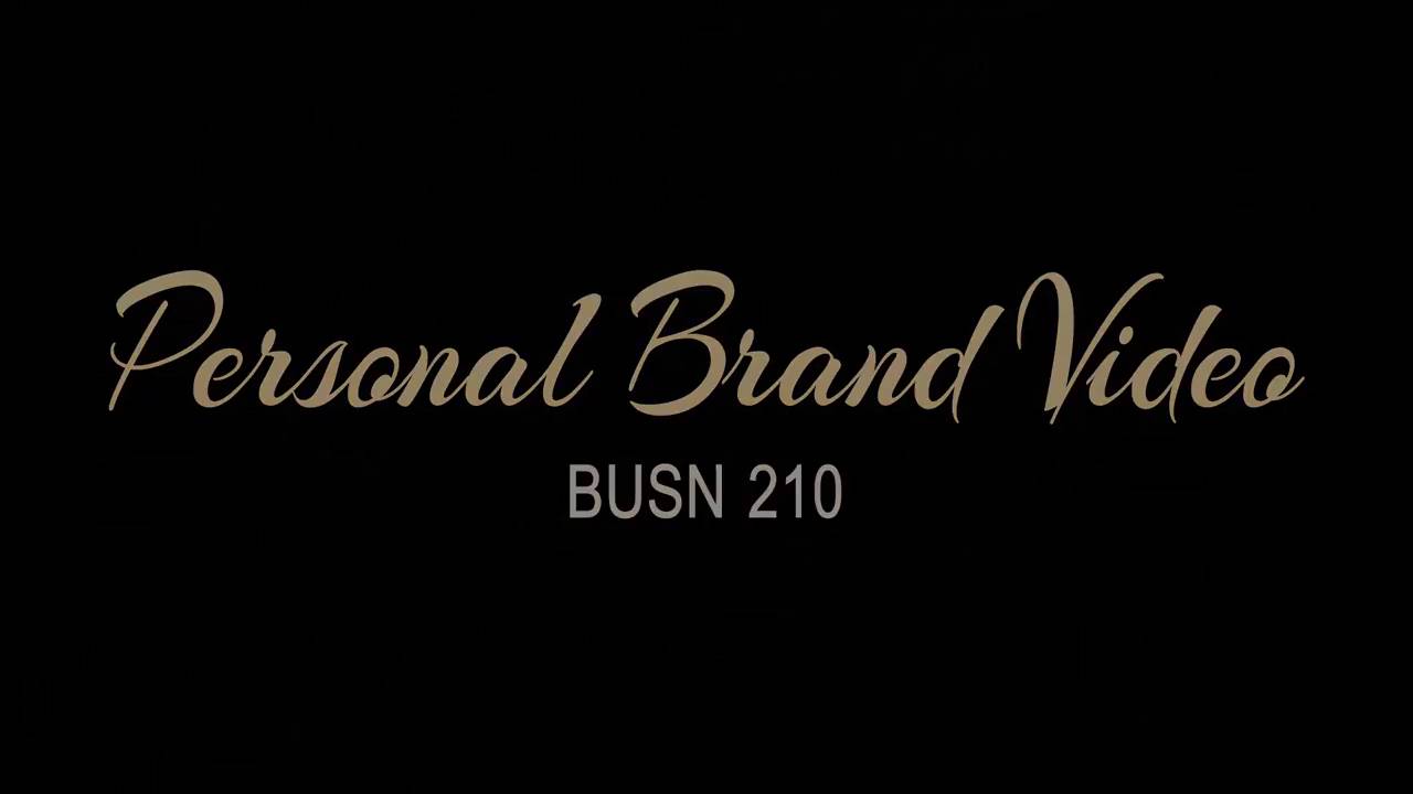 Personal Brand video TS