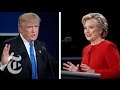 First Presidential Debate | Election 2016 | The New York Times