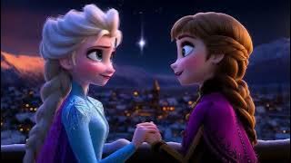 Elsa and Anna Kiss Story (Animated Cartoon).