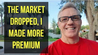 The Market Dropped, The Volatility Went Up, I Made More Premium 