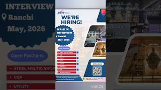JSW STEL HIRING _2026 I BUMPER VACANCY I BTECH I DIPLOMA#trending @Jobadda_india #job#motivation