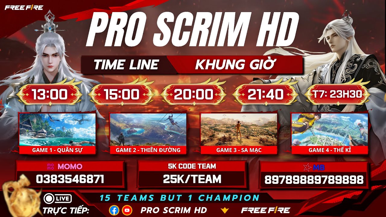 PRO SCRIM HD | 20H- NGÀY 21/01
