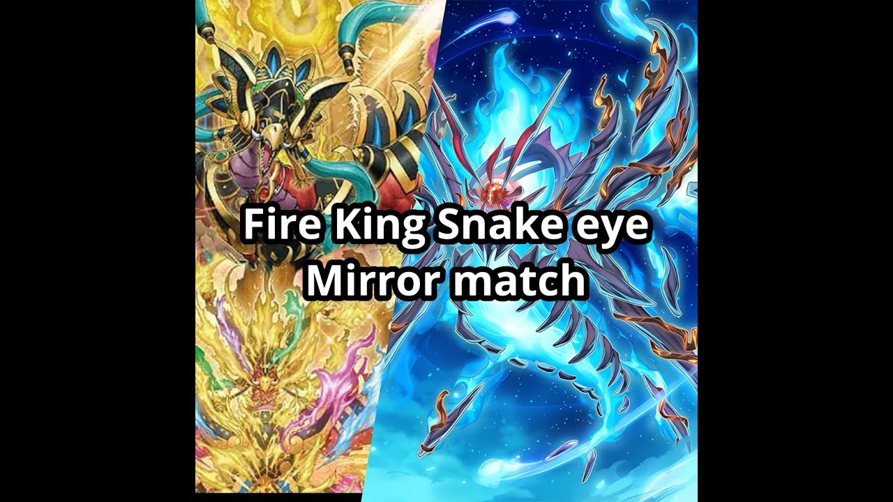 Yu-Gi-Oh! Fire King Snake eye MIRROR Match October 2024