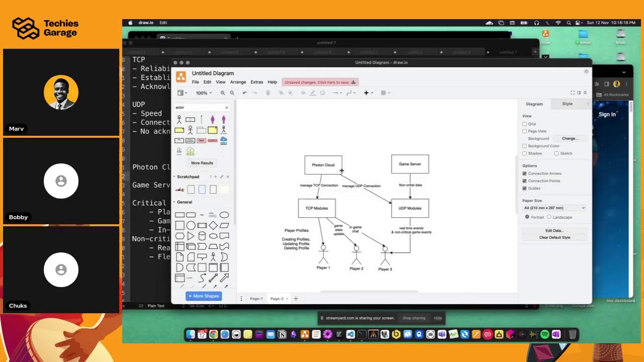 Weekend Garage Live Stream: System Design - Networking & Communication