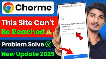 This Site Can’t Be Reached Problem Fix 2025 | Chrome Me Website Not Opening Ka Real Solution
