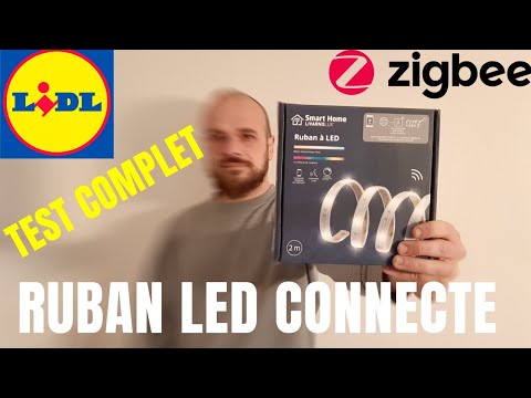 Domotique: essai du RUBAN LED connecté LIDL  et Tutoriel Smartlife