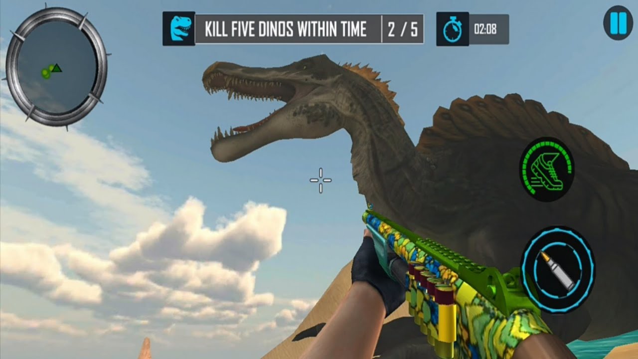 Real Dino Hunter Fps Shooter Android ios Gameplay - Dinosaur game - Dinosaur Planet Gaming #23