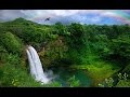 Водопады острова  Кауаи. Гавайи, США. Waterfalls of Kauai island. Hawaii, USA.