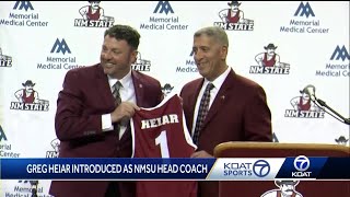 Greg Heiar introduced as NMSU head basketball coach