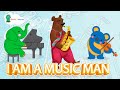 I am a music man  childrens song  brumosaurus