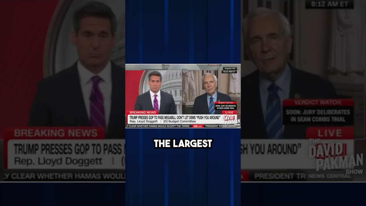 CNN DESPERATE for Dems to say nice things about Trump’s bill #shorts