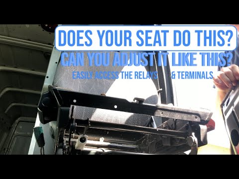 Removing the Driver Seat in a T1N Sprinter. There are a few seat options. Does yours do this?