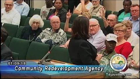 Community Redevelopment Agency Meeting — 01/09/18 - 4:30 p.m.