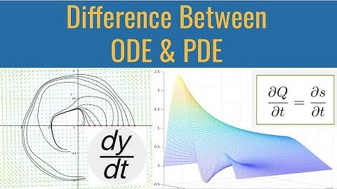 Understanding the Difference between ODE and PDE: Ordinary vs. Partial Differential Equations