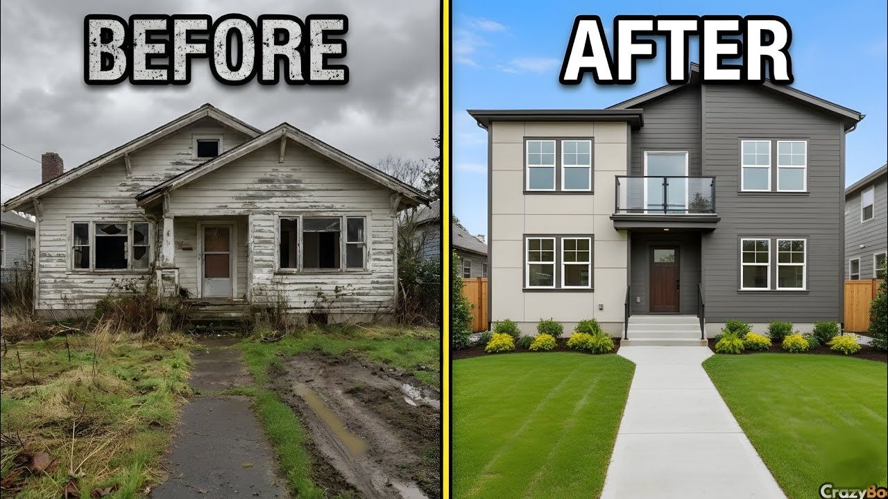 Total Home Transformation: Before & After (Time-Lapse)