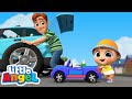 Super dad song  family time  little angels kids cartoonssongs  nursery rhymes