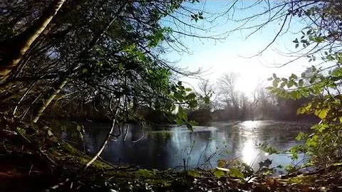 Horley Surrey Langshott Pond (Frozen) Timelapse 20012016 ( GoPro 3 and 4 )