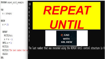 Repeat Until Loop - Pascal