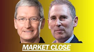 AMAZON AND APPLE EARNINGS LIVE | MARKET CLOSE