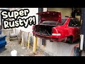 Having to get creative to prep the RWD CIVIC Chassis