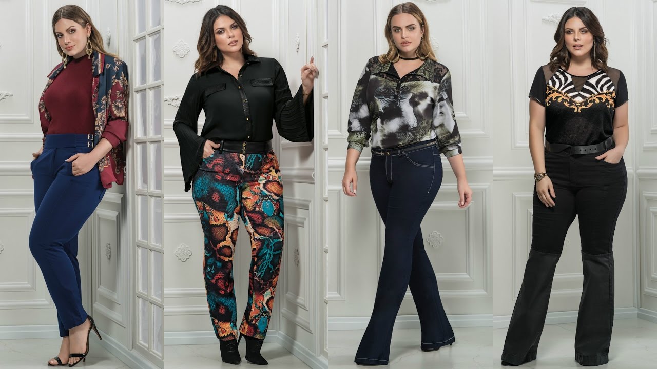 TENDENCIAS 2017 : ROPA DE MODA PARA GORDITAS - PRIMAVERA VERANO 2017 - COMBINACIONES