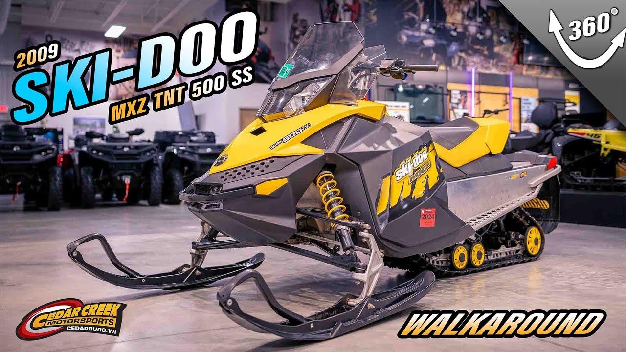 Walkaround | 2009 Ski-Doo MX Z Trail 500 SS - YouTube