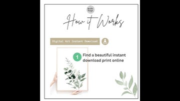 Digital Files Printing Service for Instant Download Files