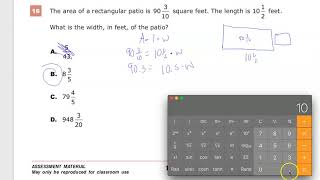Question 16  - Grade 6 Math - TNReady Practice Test