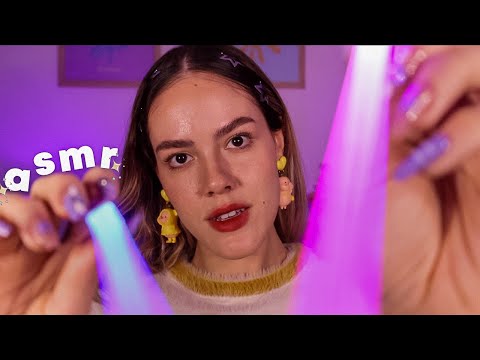 ASMR Visual triggers para dormir 🦉🌘💤  Personal Attention, Instruçoes e voz suave