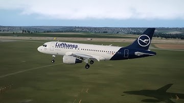 Toliss Airbus A319/ Xplane 11.41 landings: Stuttgart international airport.
