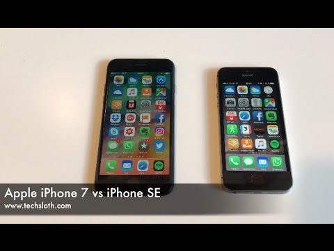 Iphone Se Vs Iphone 7 Size Comparison