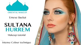 Sultana Hurrem Oriental Bridal Makeup By Emese Backai 1001 Night Makeup Collection