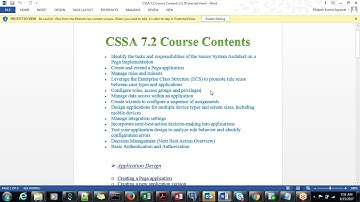 Pega CSSA 7.2 Online Training | Demo Session ( For Training wats app +91-9908107432)