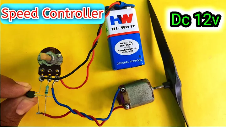 |How To Make Simple DC Motor Speed Controller Circuit|speed controller|electronics project|