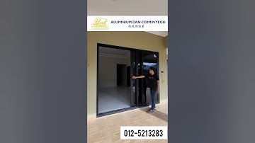 PCBlack Multipoint Sliding door