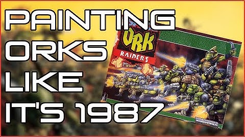 Painting a RTB002 Space Ork Raider