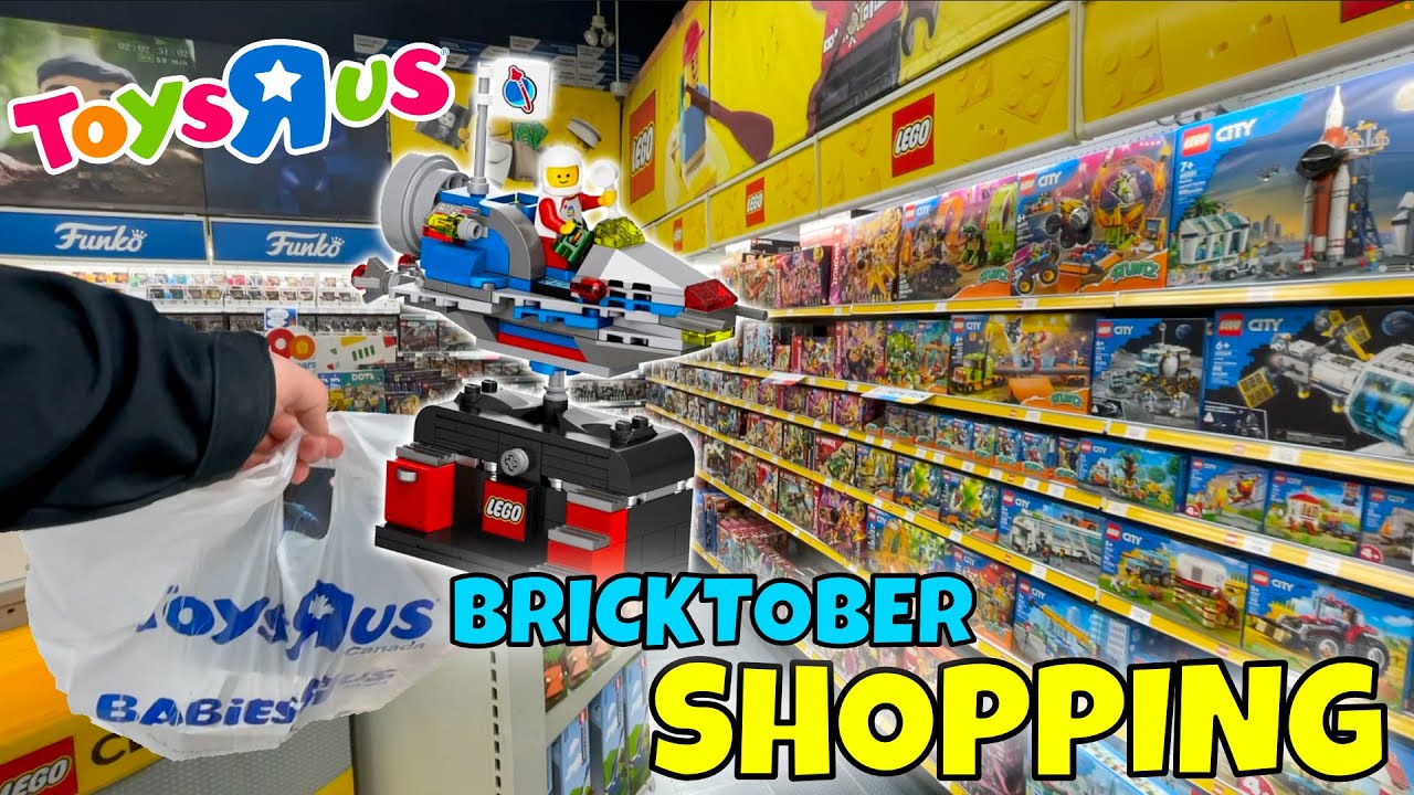 Wings binding petroleum BRICKTOBER LEGO Shopping at TOYS 'R' US 🛍 Space Adventure Ride!! - YouTube
