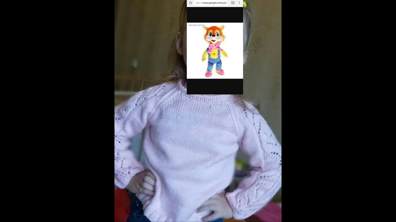 Свитер для девочки 3-4года.КАК Я ЕГО ВЯЗАЛА!