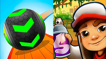 Going Balls Speedrun vs Subway Surfers - All Levels Android, ios Gameplay Walkthrough Ep2