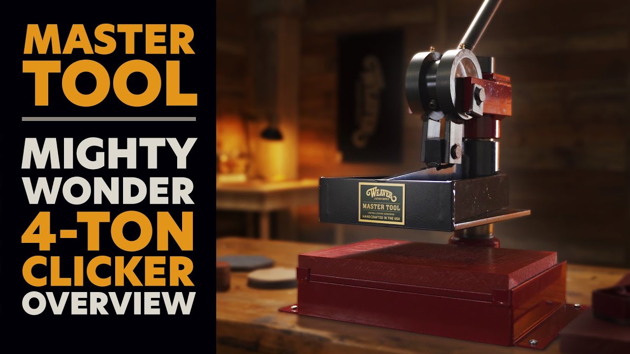 Weaver Leather Master Tools Mighty Wonder 4 Ton Hand Operated Clicker